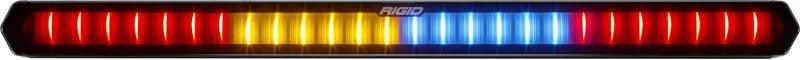 Rigid Industries 28in Chase Light Bar Universal - Rear Facing 27 Mode 5 Color LED Light Bar - Corvette Realm