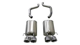 Corsa 05-08 Chevrolet Corvette (C6) 6.0L/6.2L Polished Sport Axle-Back Exhaust w/4.5in Tips - Corvette Realm