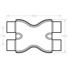 Load image into Gallery viewer, MagnaFlow Smooth Trans X 3/3 X 14 SS - Corvette Realm