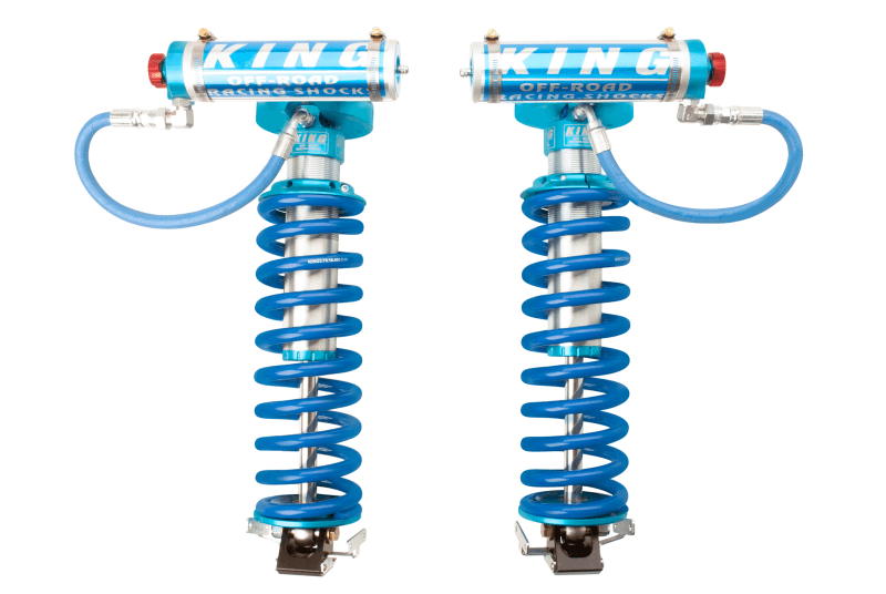 King Shocks 2005+ Ford F-250 4WD Front 2.5 Dia Remote Res Coilover Conversion w/Adjuster (Pair) - Corvette Realm
