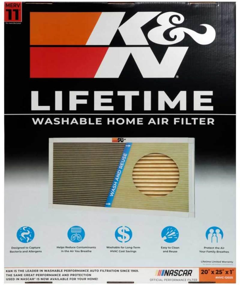 K&N HVAC Filter - 20 x 25 x 1 - Corvette Realm