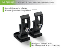 Load image into Gallery viewer, DV8 Offroad Elite Series Light Bar Mount - Large - Corvette Realm