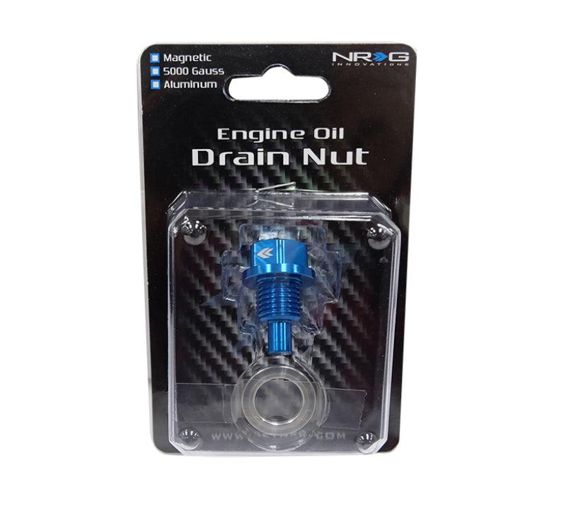 NRG Magnetic Oil Drain Plug M14X1.5 Acura/Honda/Mazda/Mitsubishi - Blue - Corvette Realm