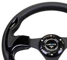 Load image into Gallery viewer, NRG Reinforced Steering Wheel (320mm) Blk w/Gloss Black Trim - Corvette Realm