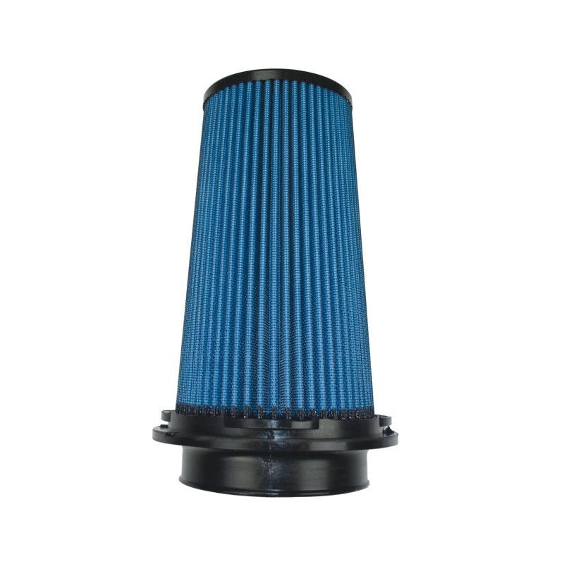 Injen NanoWeb Dry Air Filter- 4in Flange ID 6in Twist Lock Base 8.8in Media Height 4in Top - Corvette Realm