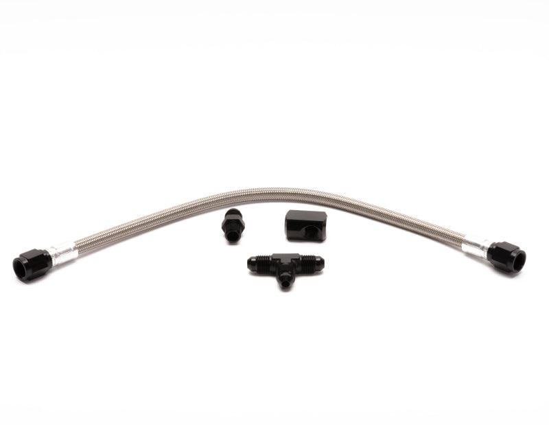 Snow Performance Water Dual Nozzle Upgrade SS Braided Line (For 4AN SS Braided Line Kit) - Corvette Realm