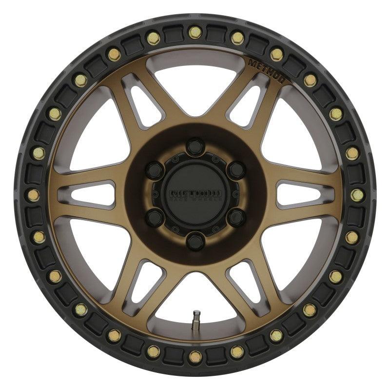 Method MR106 Beadlock 17x9 -44mm Offset 6x5.5 108mm CB Method Bronze w/BH-H24125 Wheel - Corvette Realm