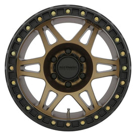 Method MR106 Beadlock 17x9 -44mm Offset 5x5 71.5mm CB Method Bronze w/BH-H24125 Wheel - Corvette Realm