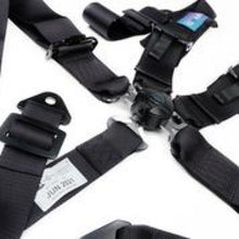 Load image into Gallery viewer, NRG 5PT 3in. Seat Belt Harness / Cam Lock - Black - Corvette Realm