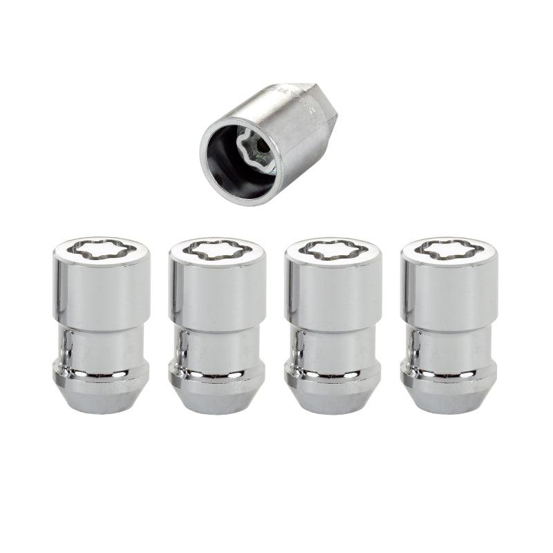 McGard Wheel Lock Nut Set - 4pk. (Cone Seat) 7/16-20 / 3/4 Hex / 1.46in. Length - Chrome - Corvette Realm