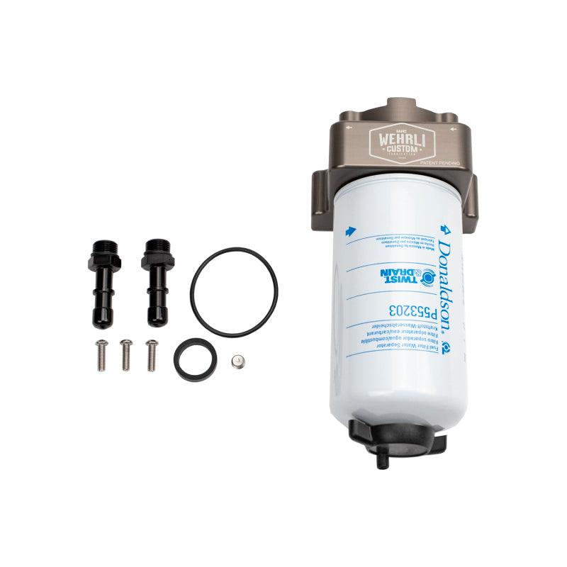 Wehrli 17-19 Duramax L5P / 2020+ L5P Duramax Long Bed Fuel Filter Housing Kit - Corvette Realm