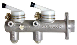 Wilwood Tandem Master Cylinder - 1in Bore w/ Remote Reservoirs - Corvette Realm