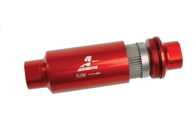 Aeromotive In-Line Filter - (AN-10) 100 Micron SS Element - Corvette Realm