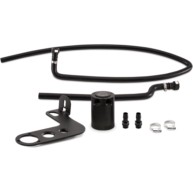 Mishimoto 10-15 Chevrolet Camaro SS (Automatic) Baffled Oil Catch Can Kit - Black - Corvette Realm