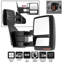 Load image into Gallery viewer, Xtune Ford F150 07-14 Power Heated Amber LED Signal Telescoping Mirror Right MIR-FF15007S-PWH-AM-R - Corvette Realm