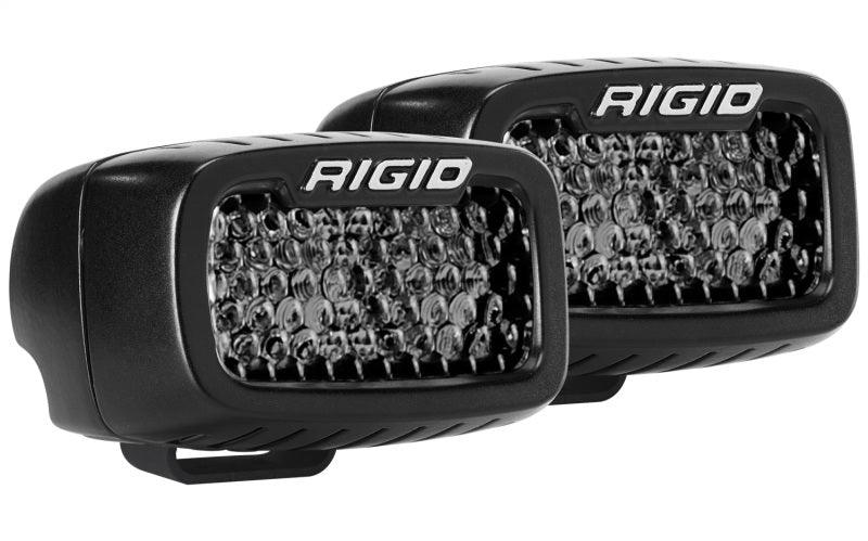 Rigid Industries SR-M Series PRO Midnight Edition - Spot - Diffused - Pair - Corvette Realm