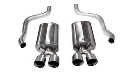 Corsa 09-13 Chevrolet Corvette C6 6.2L V8 Polished Sport Axle-Back Exhaust - Corvette Realm
