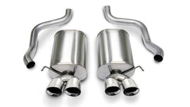 Corsa 05-08 Chevrolet Corvette C6 6.0L V8 Polished Sport Axle-Back Exhaust - Corvette Realm