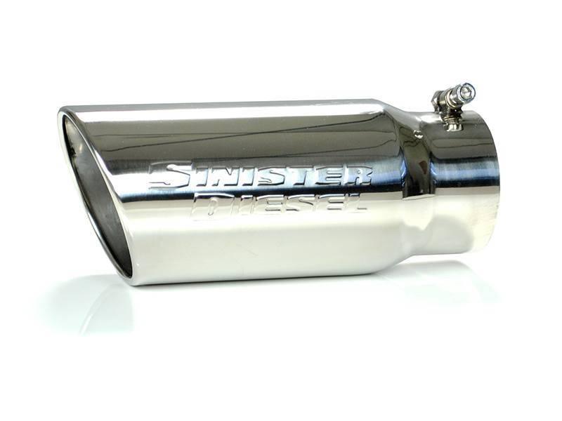 Sinister Diesel Universal Polished 304 Stainless Steel Exhaust Tip (5in to 6in) - Corvette Realm