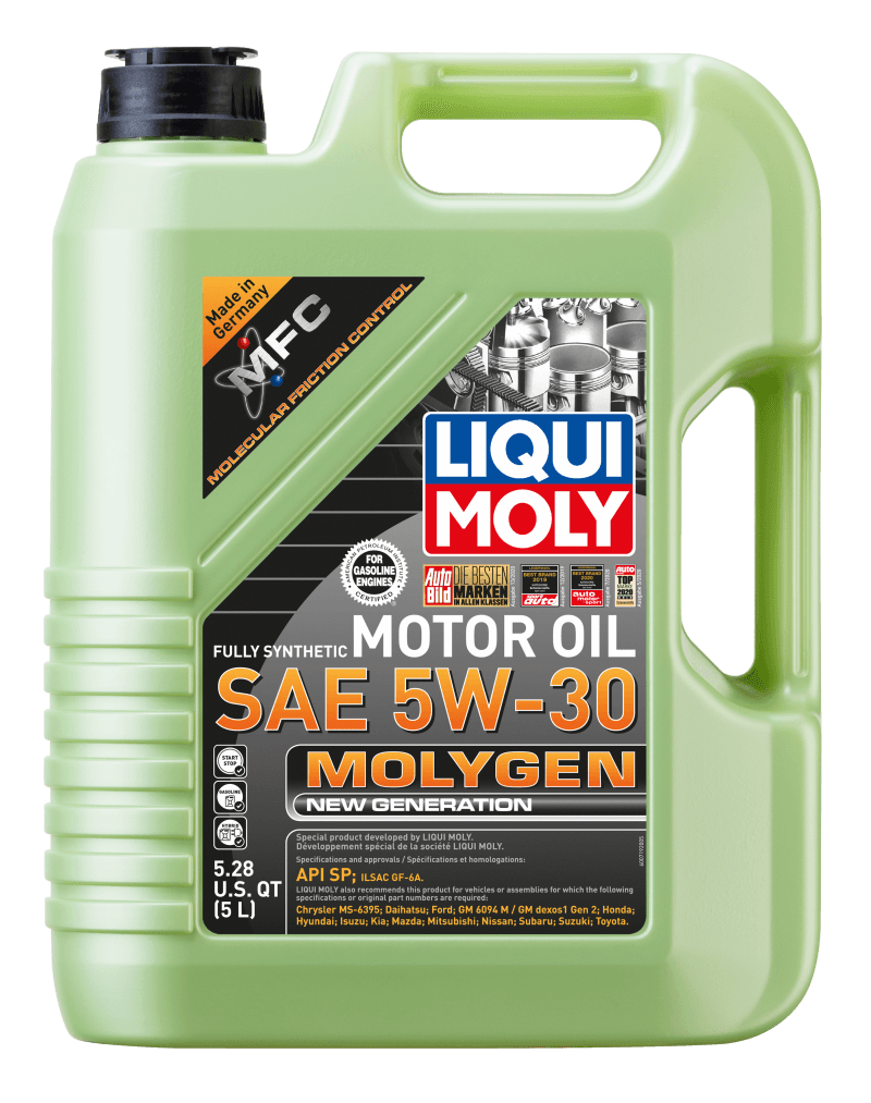 LIQUI MOLY 5L Molygen New Generation Motor Oil SAE 5W30 - Corvette Realm