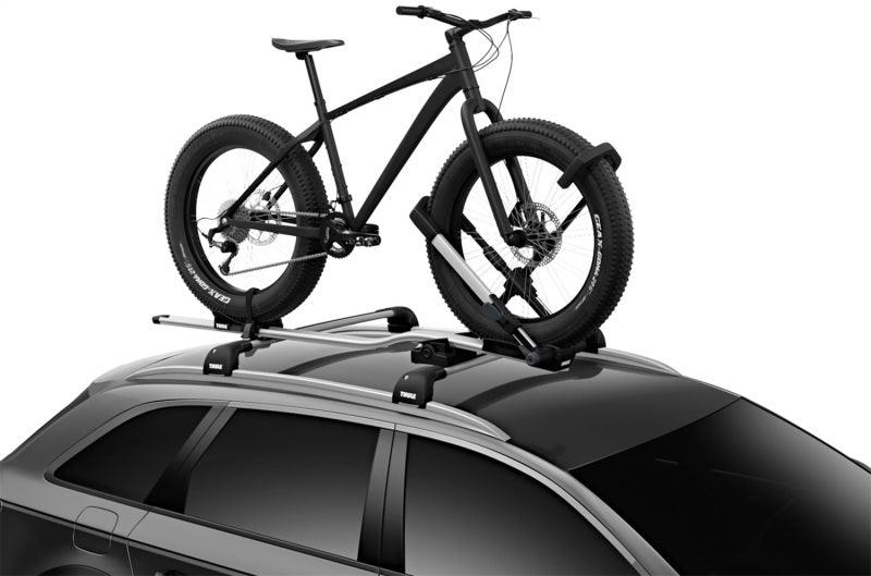 Thule UpRide - Upright Bike Rack (No Frame Contact) - Silver/Black - Corvette Realm