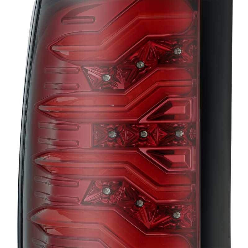 AlphaRex 09-18 Dodge Ram 1500 PRO-Series LED Tail Lights Red Smoke - Corvette Realm