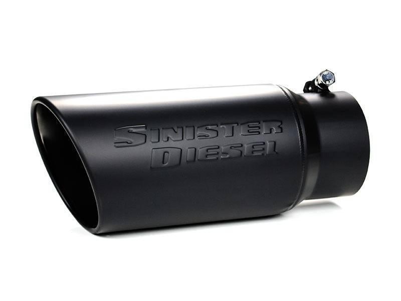 Sinister Diesel Black Ceramic Coated Stainless Steel Exhaust Tip (4in to 6in) - Corvette Realm