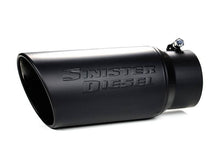 Load image into Gallery viewer, Sinister Diesel Black Ceramic Coated Stainless Steel Exhaust Tip (4in to 6in) - Corvette Realm