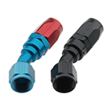 Load image into Gallery viewer, Fragola -8AN x 30 Degree Pro-Flow Hose End - Black - Corvette Realm