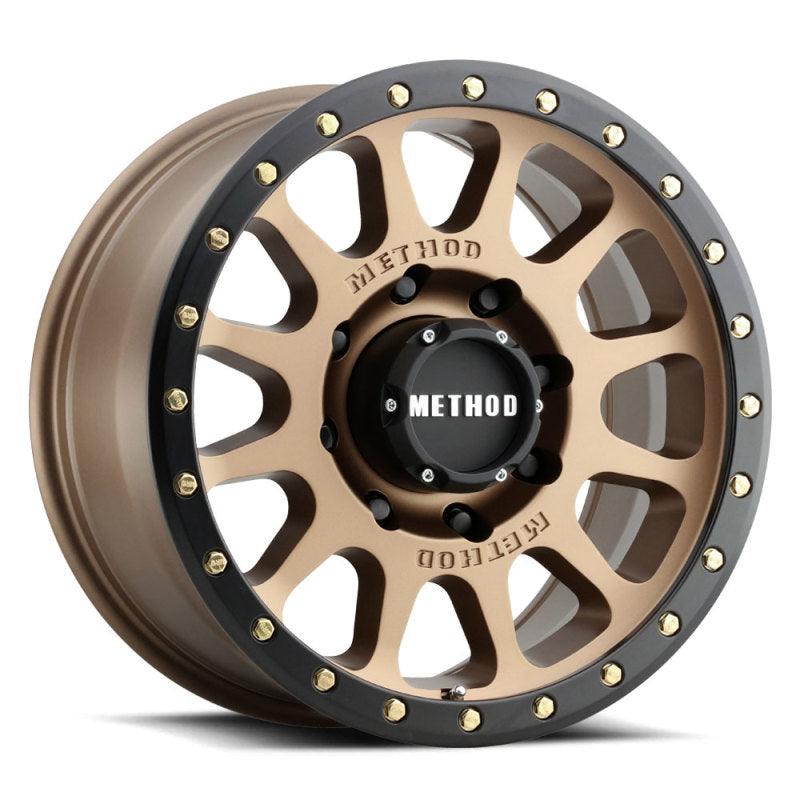 Method MR305 NV HD 18x9 +18mm Offset 8x6.5 130.81mm CB Method Bronze/Black Street Loc Wheel - Corvette Realm