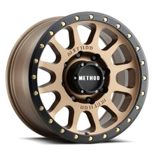 Load image into Gallery viewer, Method MR305 NV HD 18x9 +18mm Offset 8x6.5 130.81mm CB Method Bronze/Black Street Loc Wheel - Corvette Realm