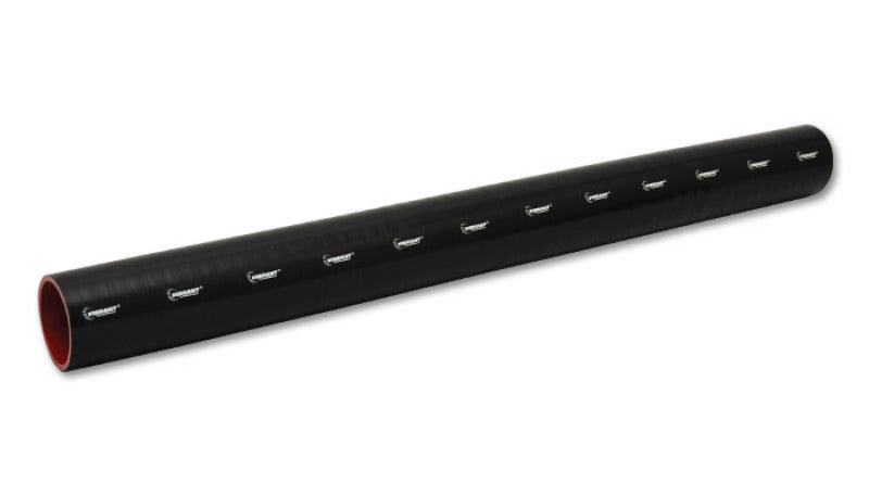 Vibrant 4 Ply Reinforced Silicone Straight Hose Coupling - 2.5in I.D. x 36in long (BLACK) - Corvette Realm