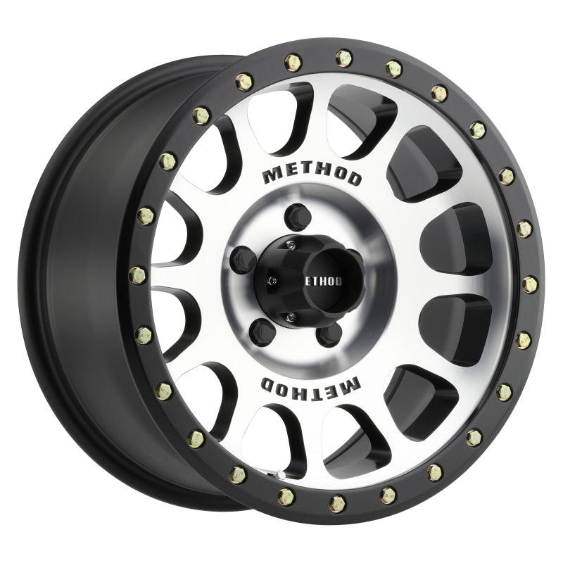 Method MR305 NV 16x8 0mm Offset 5x4.5 83mm CB Machined/Black Street Loc Wheel - Corvette Realm