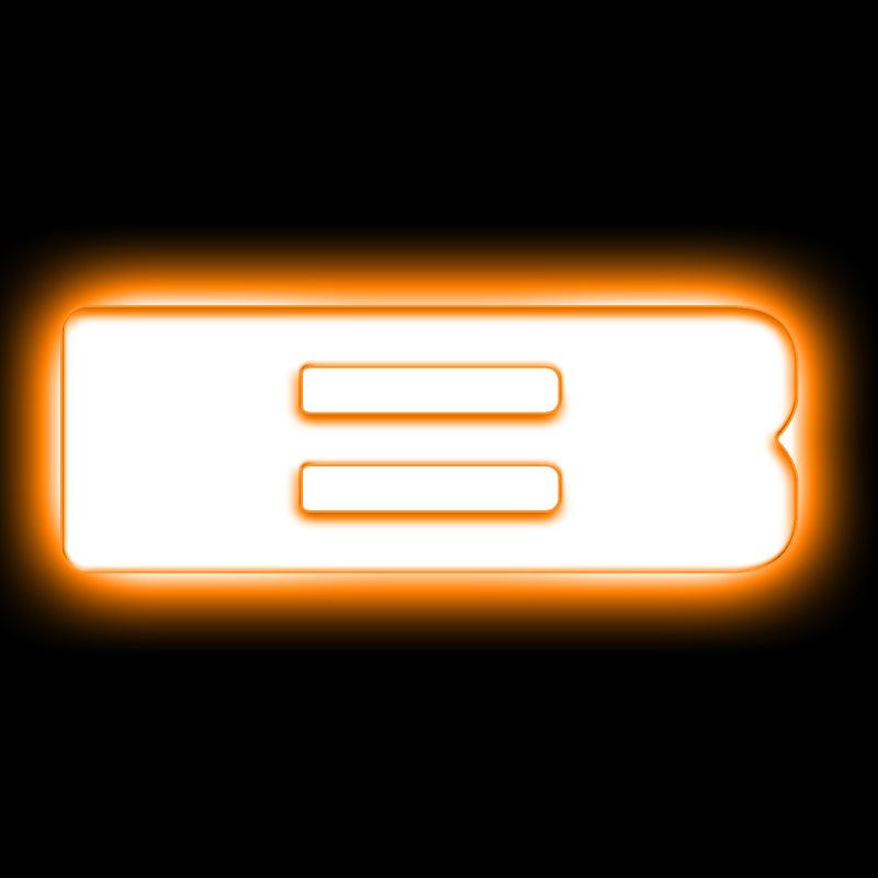 ORACLE Lighting Universal Illuminated LED Letter Badges - Matte White Surface Finish - B - Corvette Realm