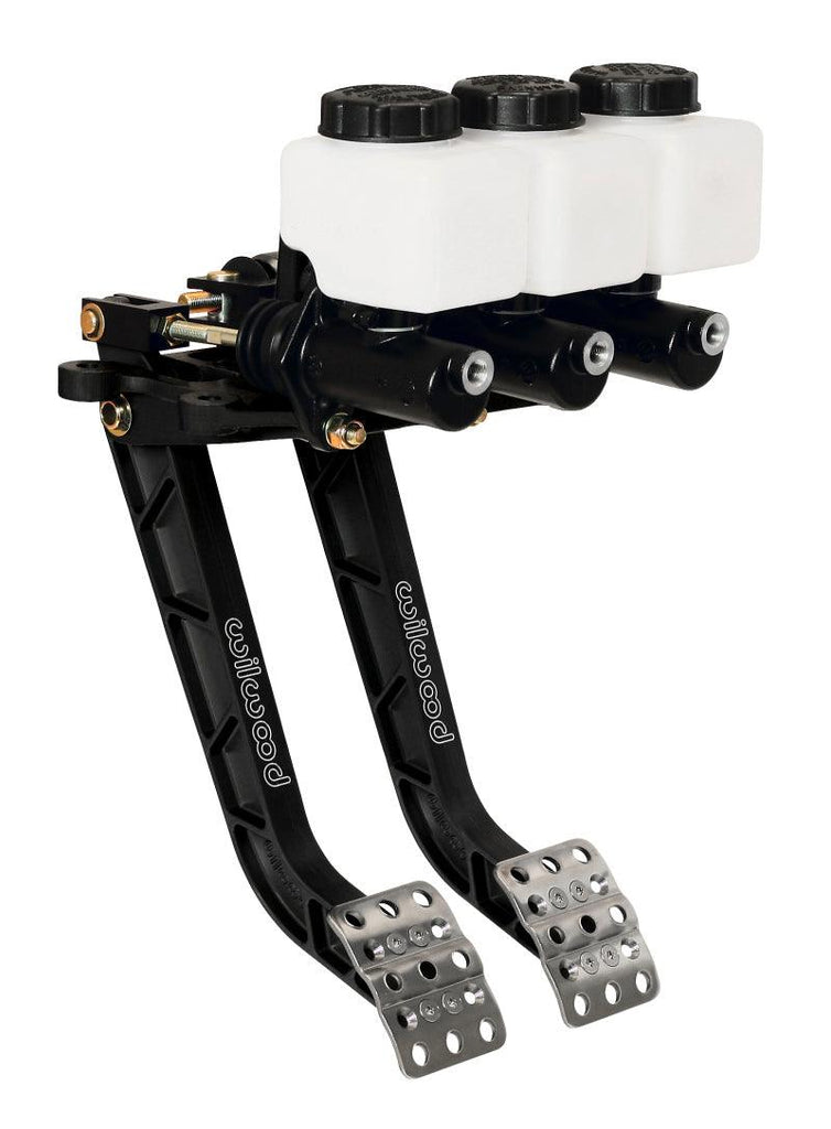 Wilwood Adjustable Dual Pedal - Brake / Clutch - Rev. Swing Mount - 6.25:1 - Corvette Realm