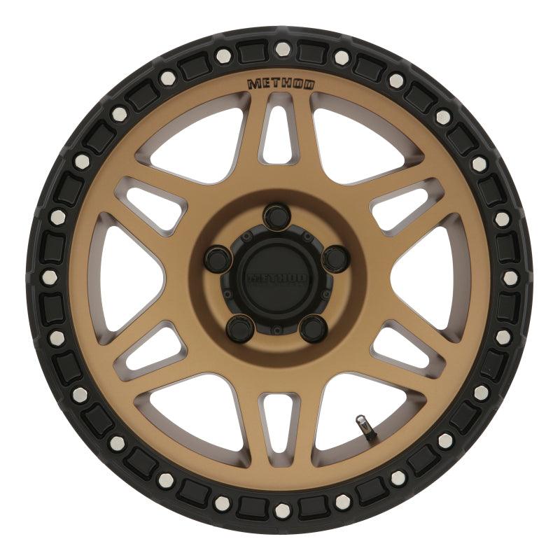 Method MR312 17x8.5 0mm Offset 5x5 71.5mm CB Method Bronze/Black Street Loc Wheel - Corvette Realm