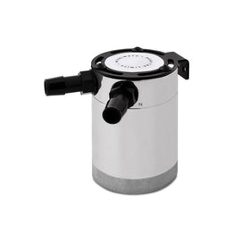 Mishimoto Compact Baffled Oil Catch Can - 2-Port - Polished - Corvette Realm