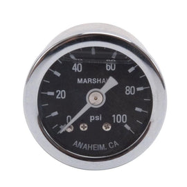 Russell Performance 100 psi fuel pressure gauge (Liquid-filled) - Corvette Realm