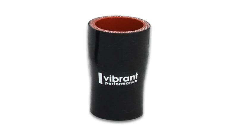 Vibrant 4 Ply Reducer Coupling 1.25in x 1.50in x 3in Long (BLACK) - Corvette Realm