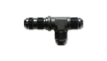 Load image into Gallery viewer, Vibrant -3AN Bulkhead Adapter Tee on Run Fittings - Anodized Black Only - Corvette Realm