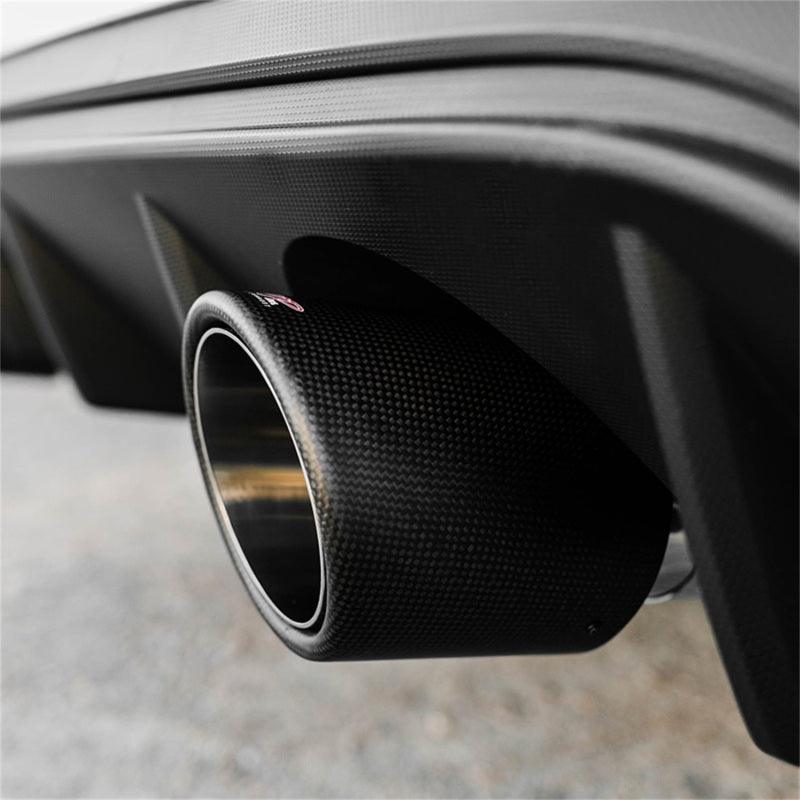 MBRP Universal Carbon Fiber Tip 4in OD/3in Inlet/7.7in L - Corvette Realm