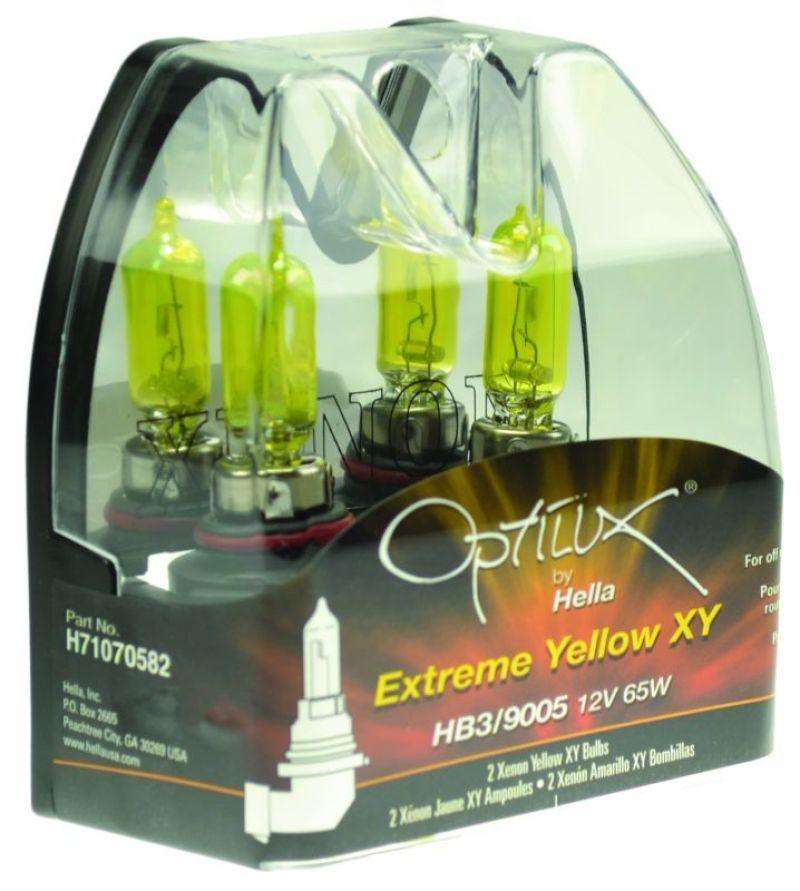 Hella Optilux HB3 9005 12V/65W XY Xenon Yellow Bulb - Corvette Realm