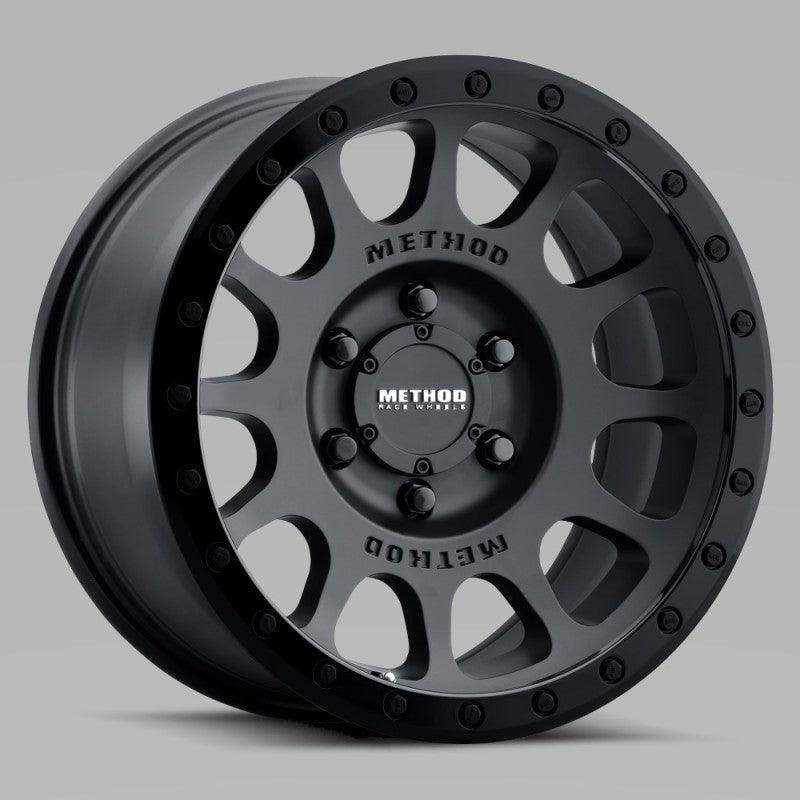 Method MR305 NV 17x8.5 0mm Offset 5x5 94mm CB Double Black Wheel - Corvette Realm