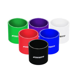 Mishimoto 3.0 Inch Black Straight Coupler - Corvette Realm