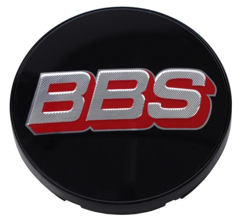 BBS Center Cap 56mm Black/Silver/Red - Corvette Realm