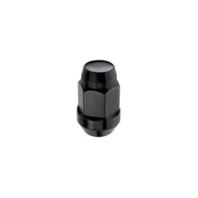 Load image into Gallery viewer, McGard Hex Lug Nut (Cone Seat Bulge Style) M14X1.5 / 22mm Hex / 1.635in. Length (4-Pack) - Black - Corvette Realm