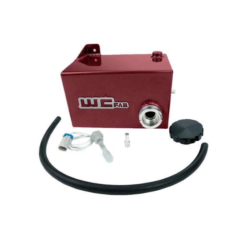 Wehrli 01-06 Chevrolet 6.6L LB7/LLY/LBZ Duramax OEM Placement Coolant Tank Kit - WCFab Red - Corvette Realm