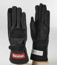 Load image into Gallery viewer, RaceQuip Black 2-Layer SFI-5 Glove - Large - Corvette Realm