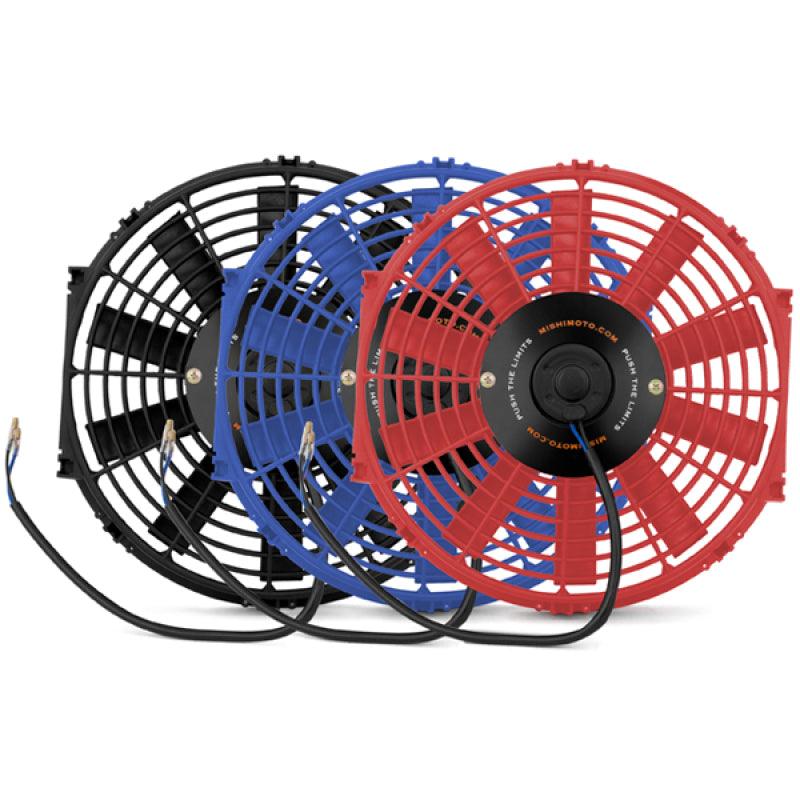 Mishimoto 12 Inch Red Electric Fan 12V - Corvette Realm