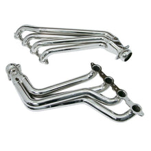 Load image into Gallery viewer, BBK 10-15 Camaro LS3 L99 Long Tube Exhaust Headers With Converters - 1-3/4 Chrome - Corvette Realm